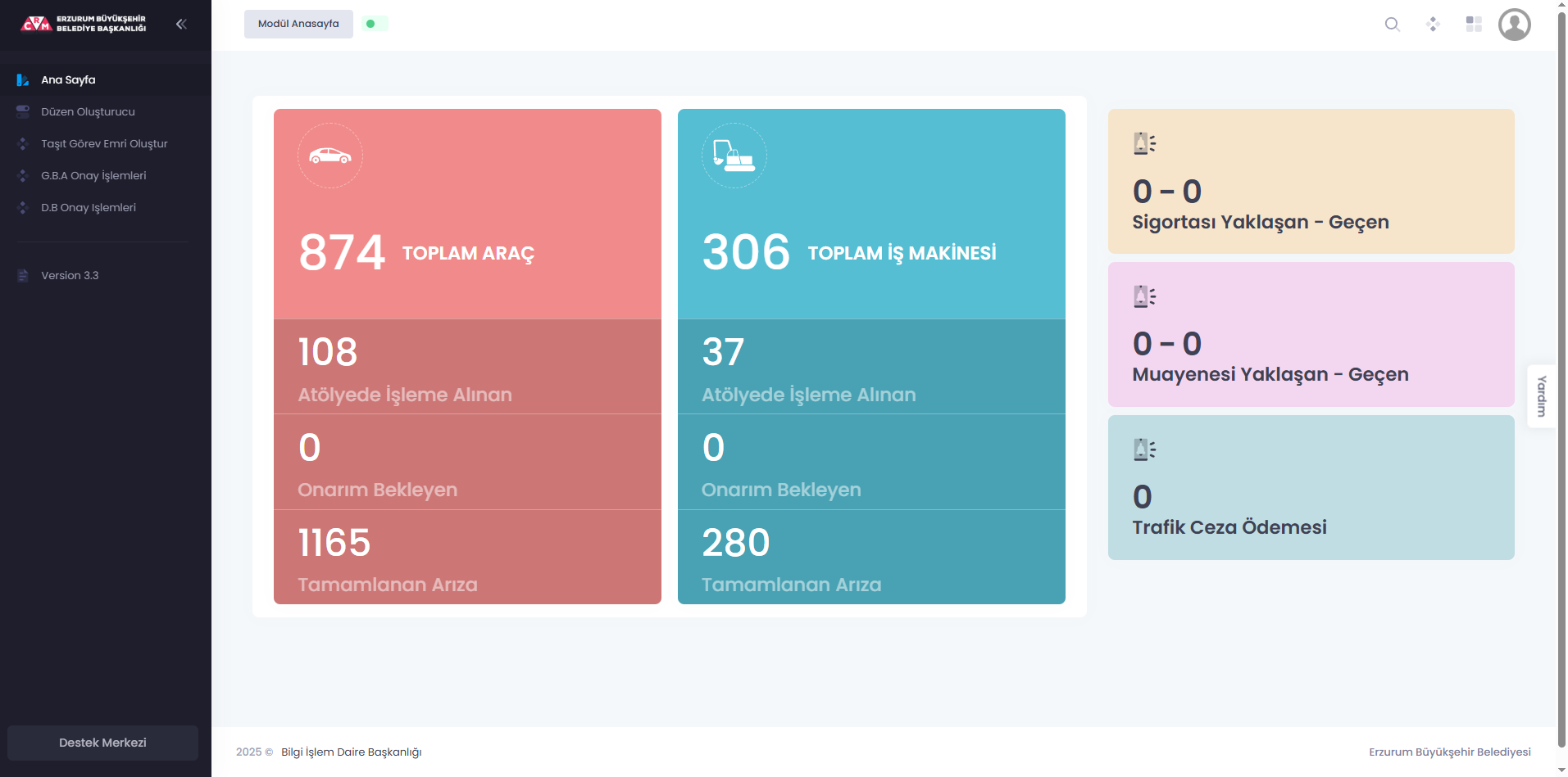 Makine İkmal Bakım Onarım Sistemi