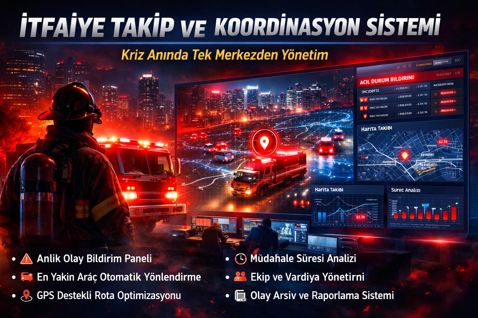 İtfaiye Takip Sistemi